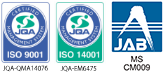 ISO9001 ISO14001 JAB CM009